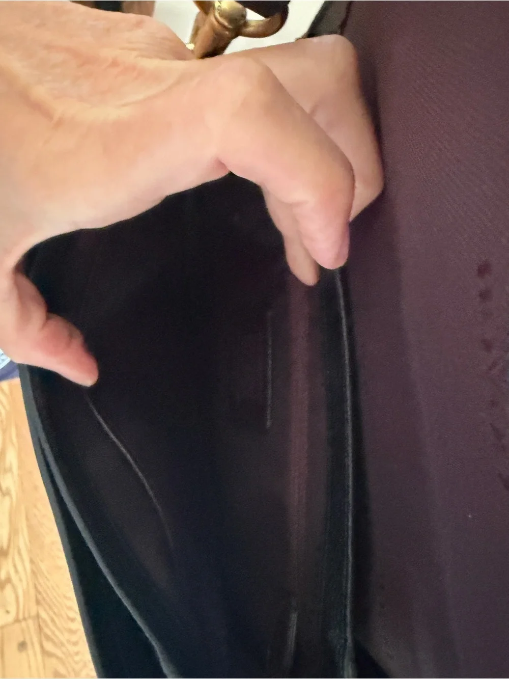 Coach Black Leather Shoulder Bag with Gold Turnlock
